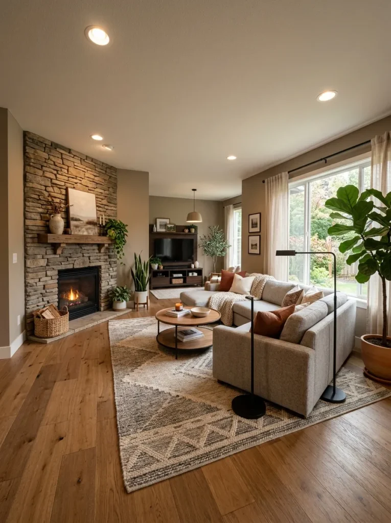Corner Hearth Layout