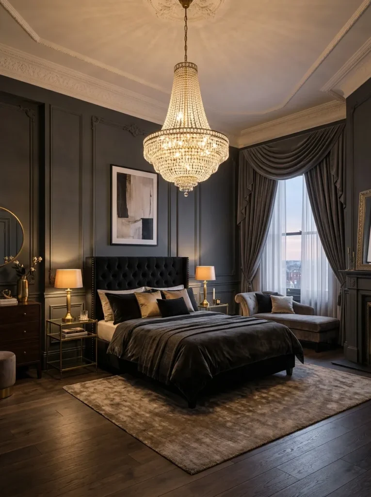 Crystal Chandelier Glow