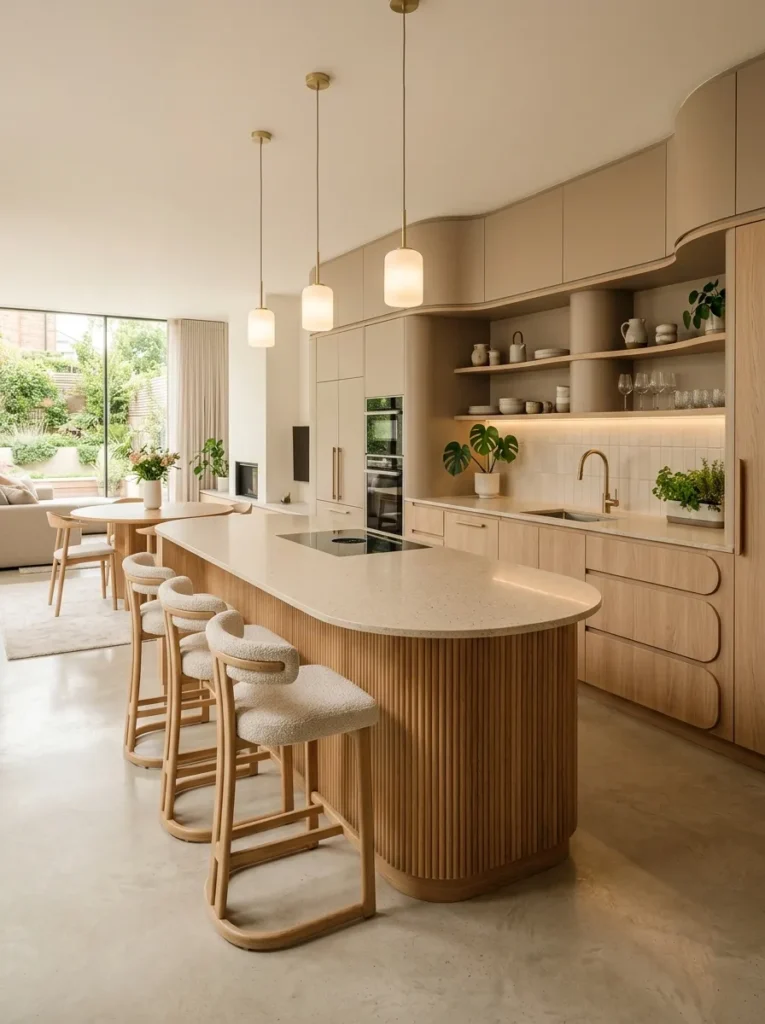 Curved Kitchen Shapes