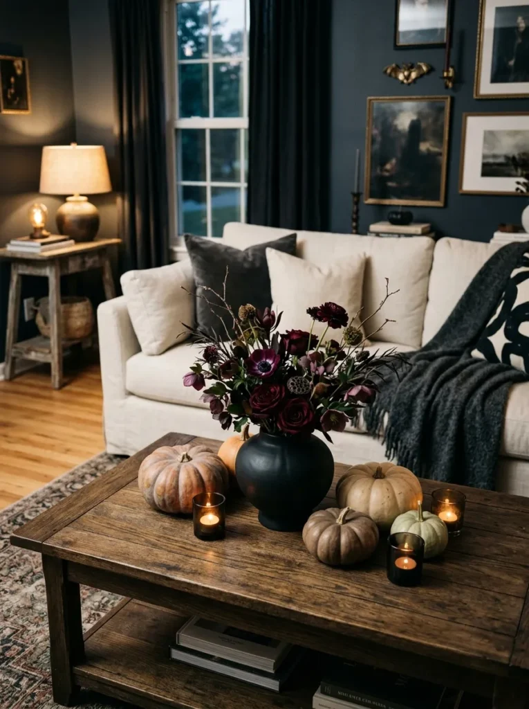 Dark Floral Arrangement