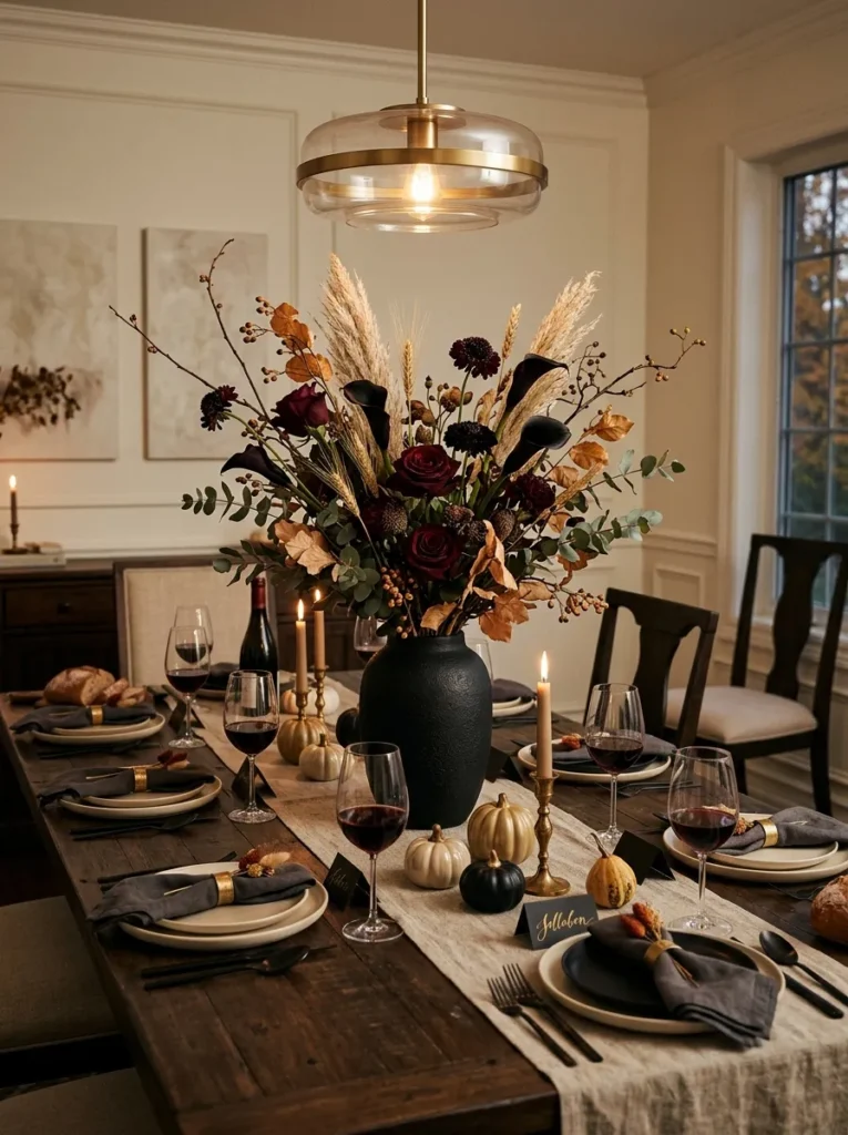 Dark Floral Arrangement