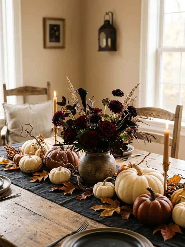 Dark Floral Pumpkin Mix