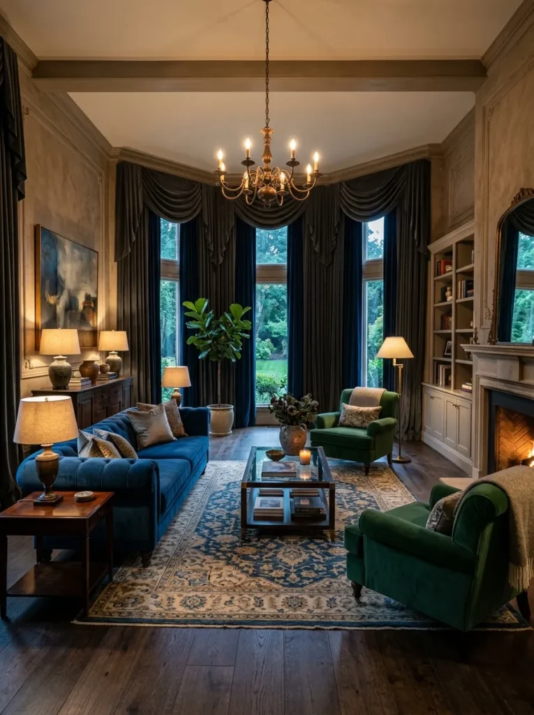 Dramatic Window Treatments