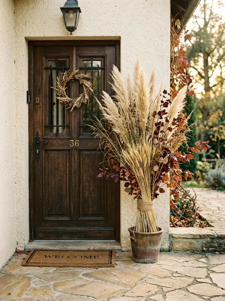 Dried Grass Bundles