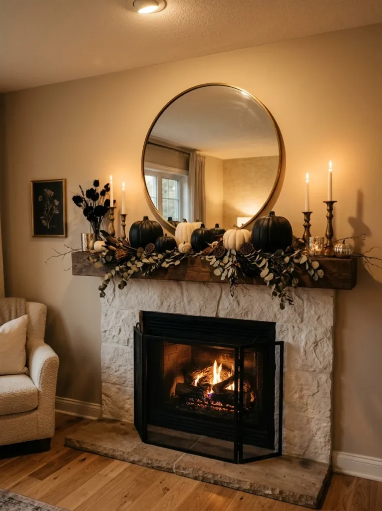 Elegant Black Pumpkins
