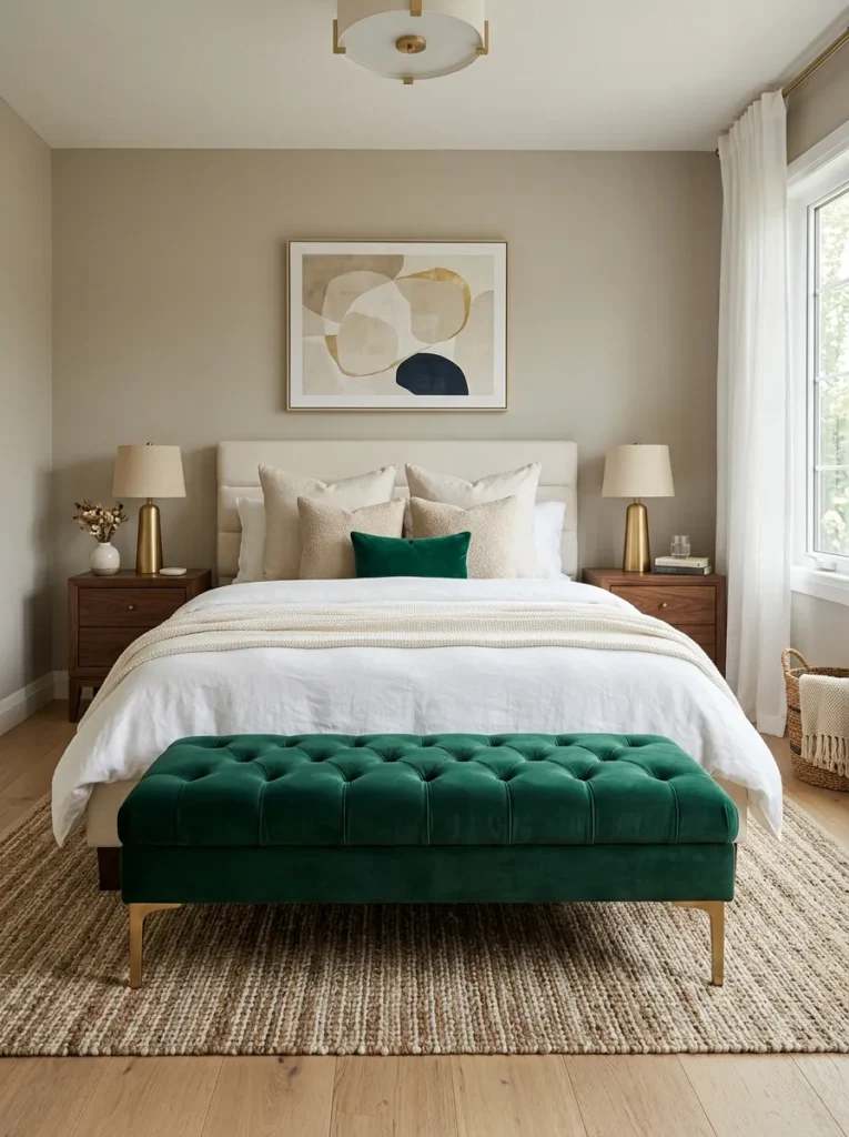Emerald Bed Bench