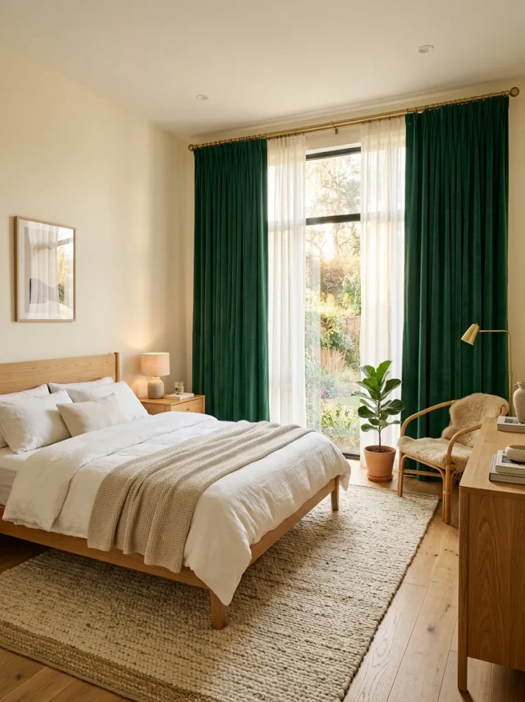 Emerald Curtain Drapes