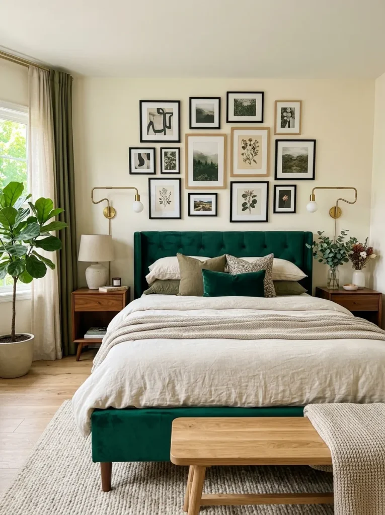 Emerald Gallery Wall