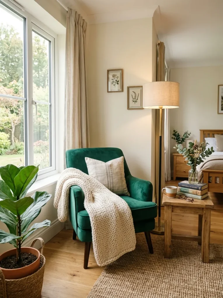 Emerald Reading Nook