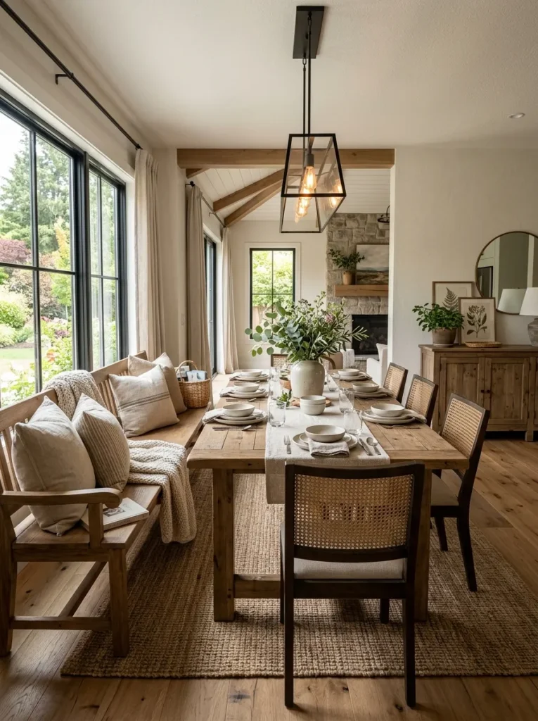 Farmhouse Bench Seating