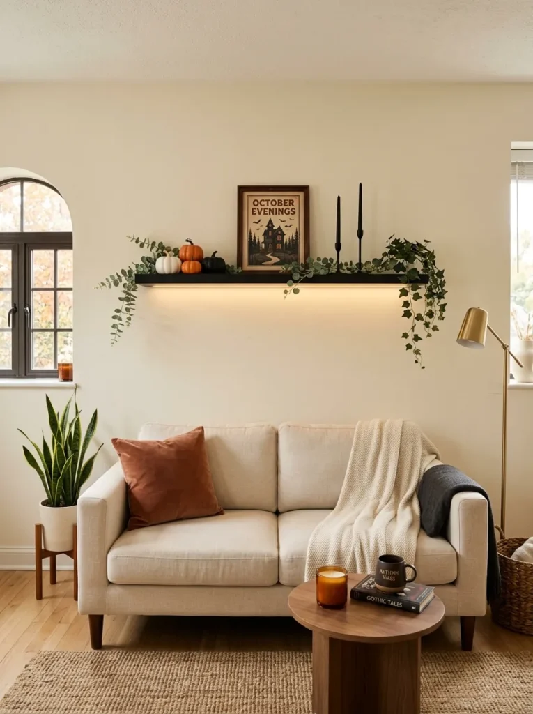 Floating Pumpkin Shelf