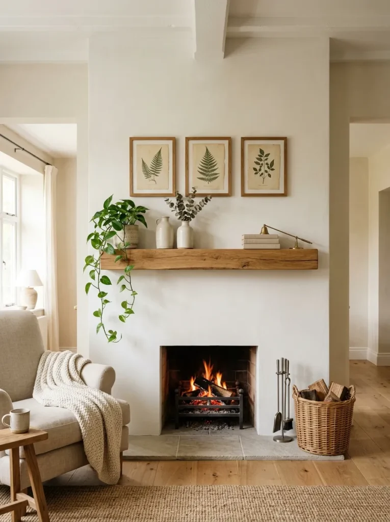Floating Wood Shelf