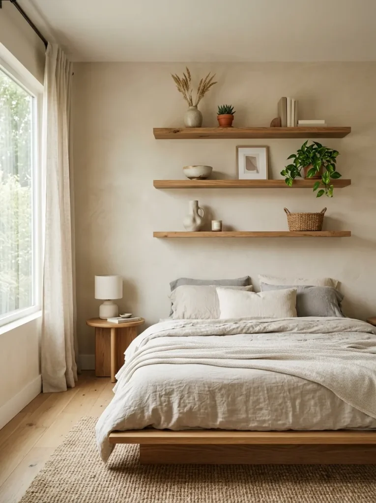Floating Wooden Shelves
