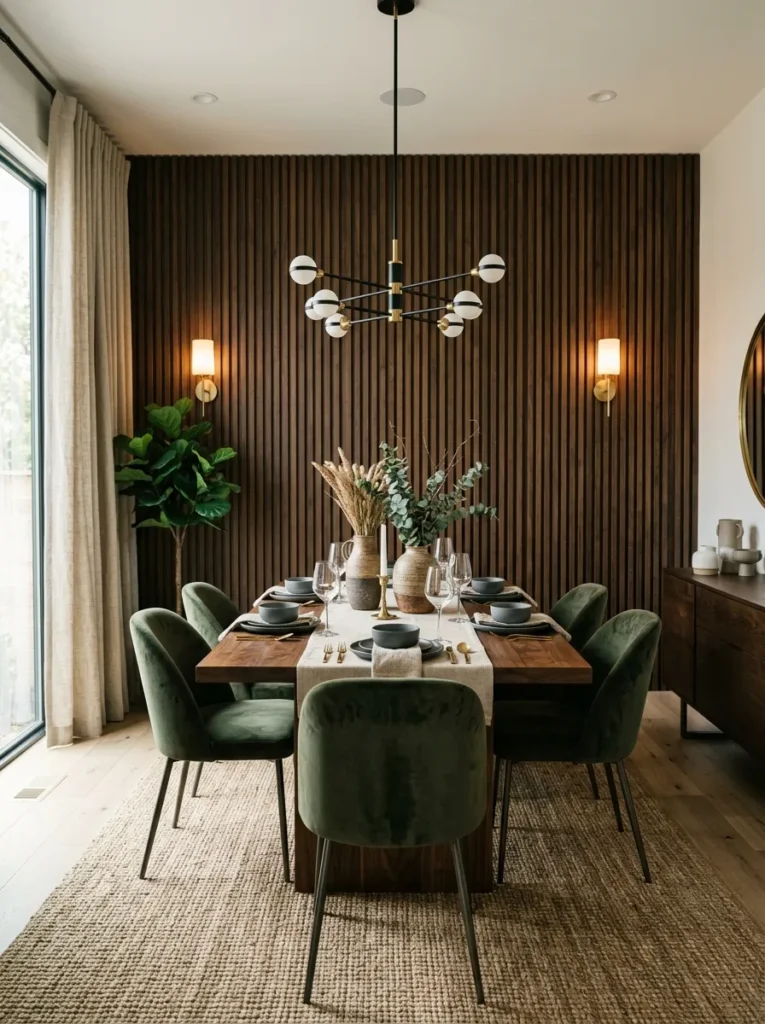 Fluted Wood Paneling