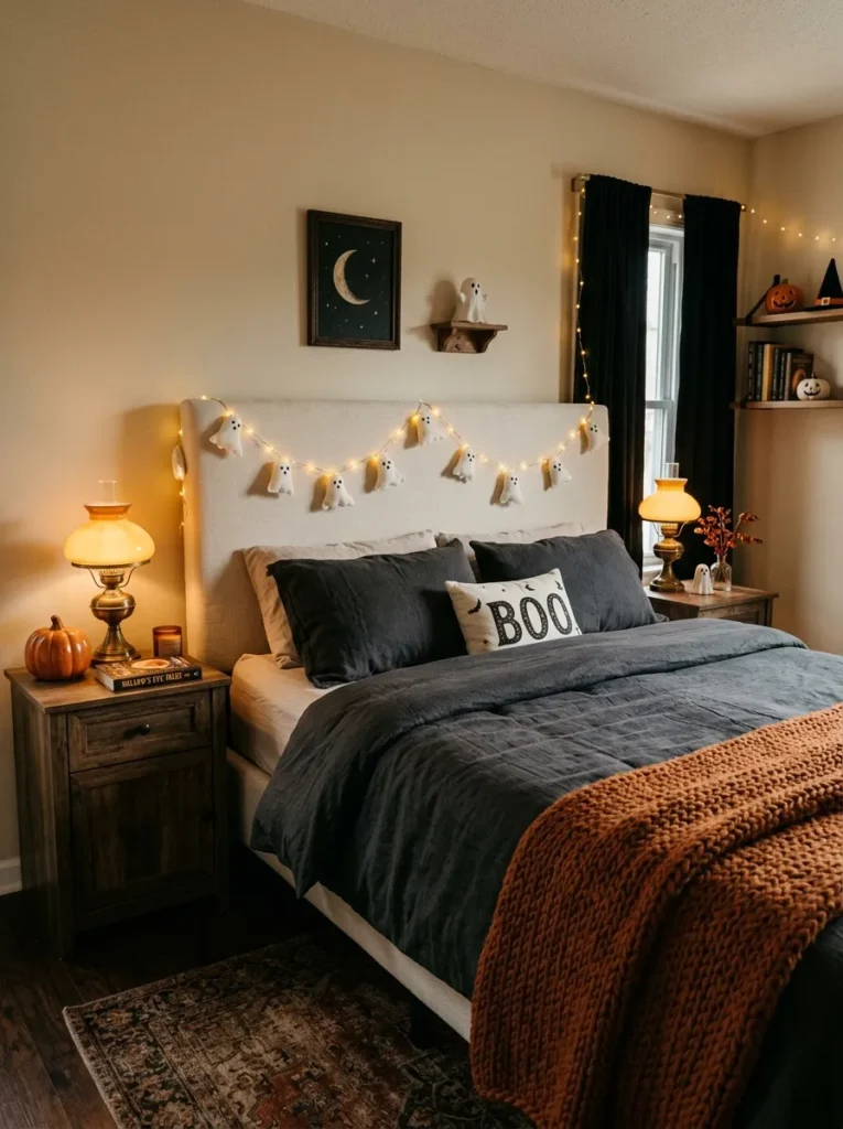 Ghost Garland Headboard