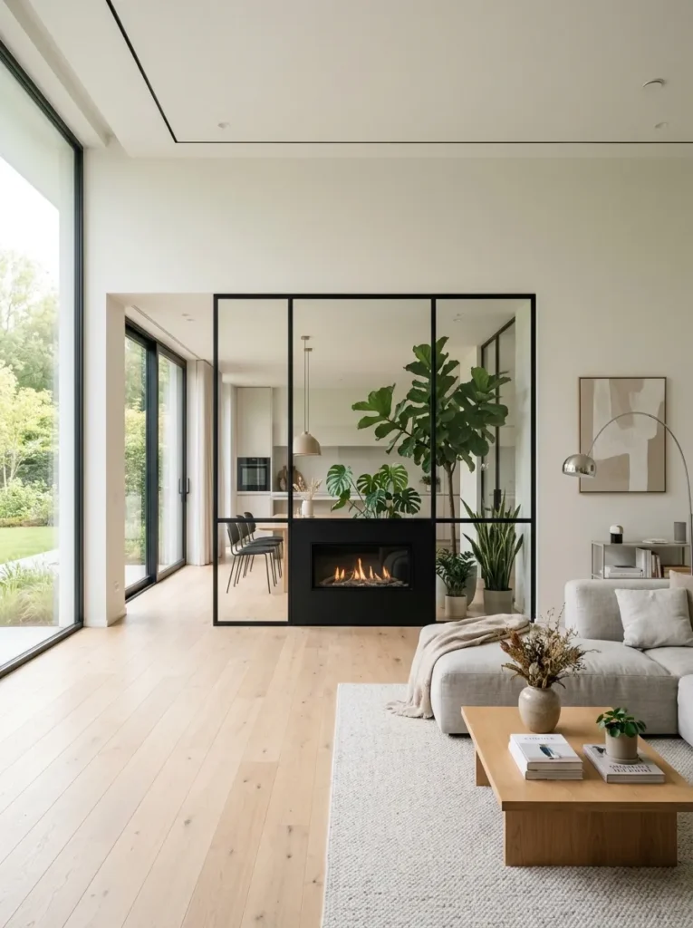 Glass Frame Partition