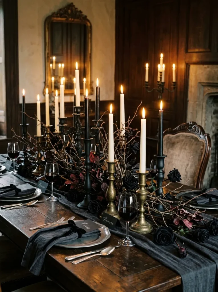 Gothic Candle Display