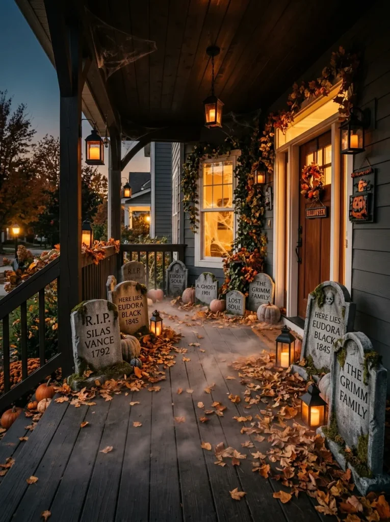 Graveyard Porch Scene