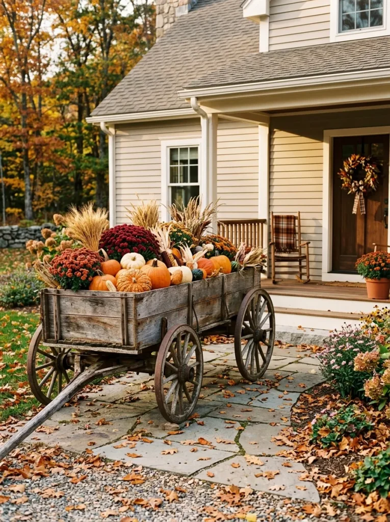 Harvest Wagon Display