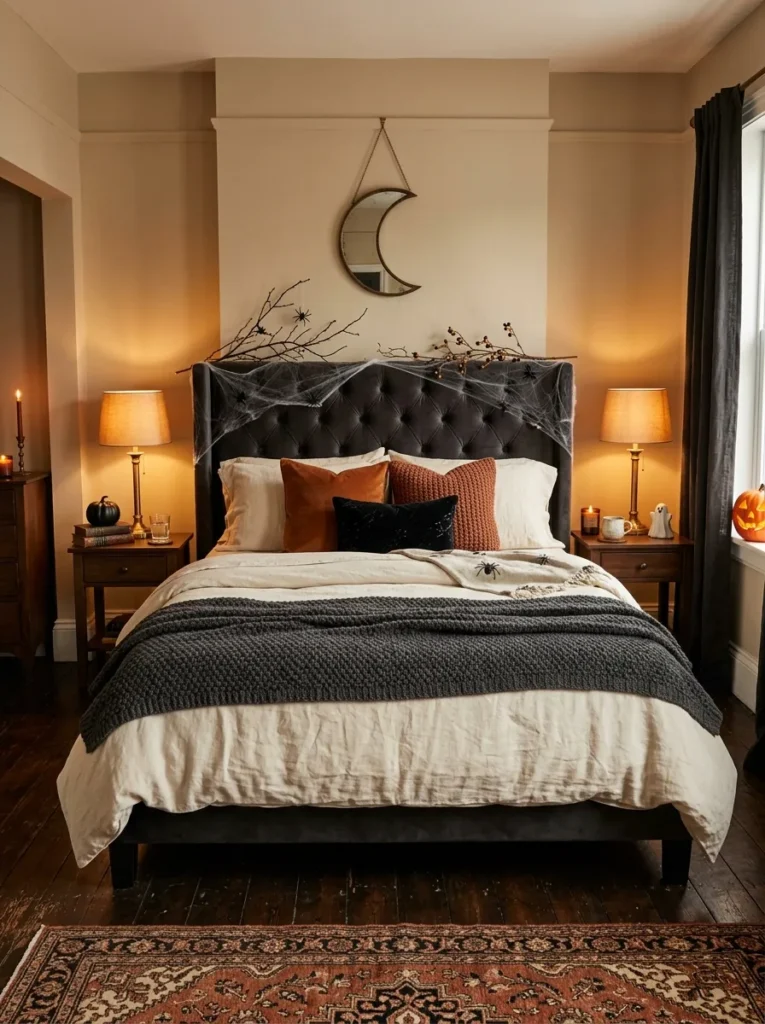 Haunted Headboard Decor