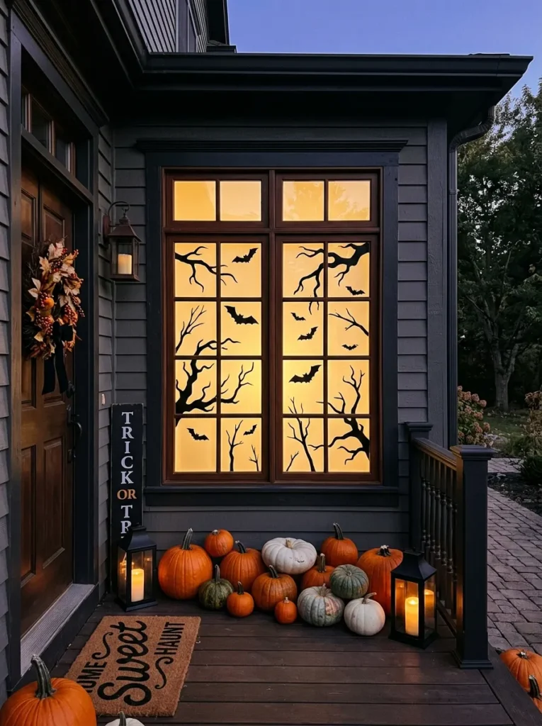 Haunted Window Silhouettes