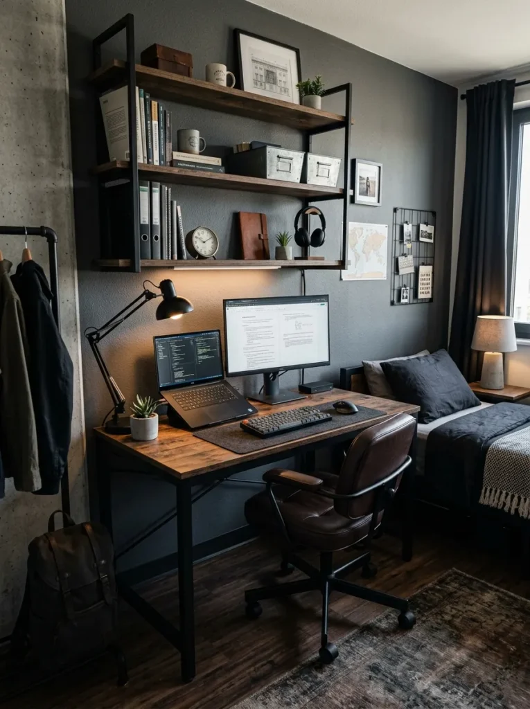 Industrial Desk Setup