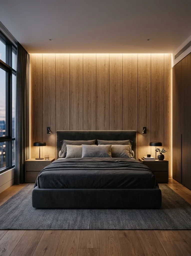 Integrated Headboard Wall