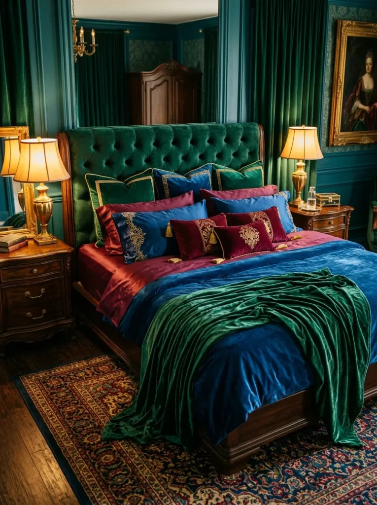 Layered Jewel Bedding