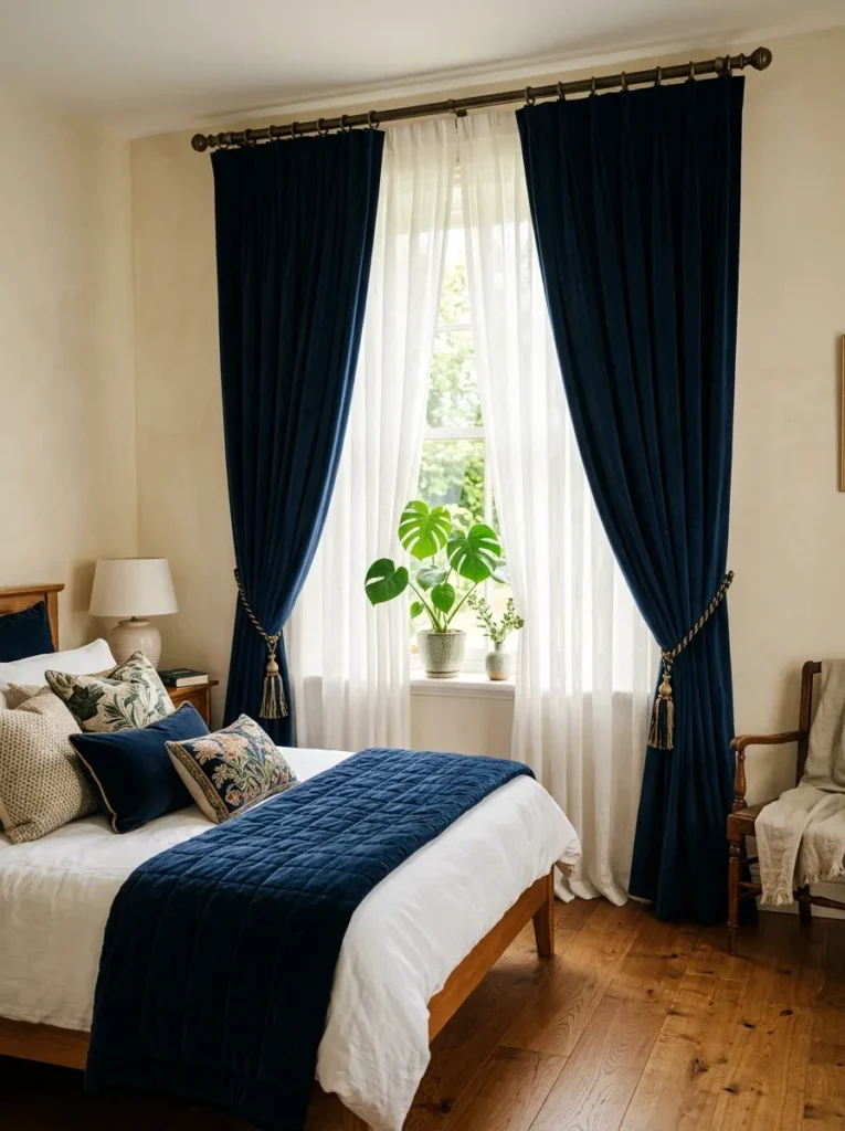 Layered Window Drapes