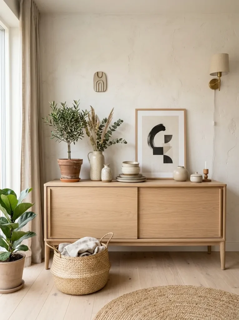 Light Wood Sideboard