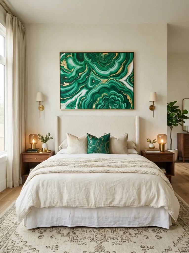 Malachite Statement Art