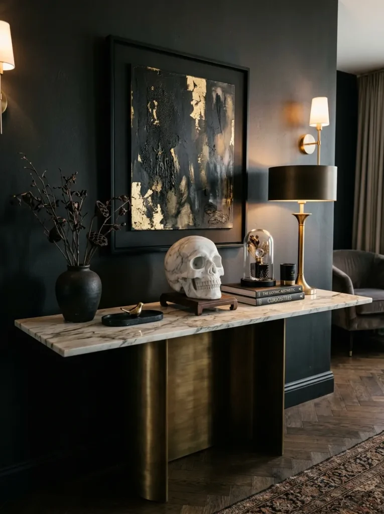 Marble Skull Accents