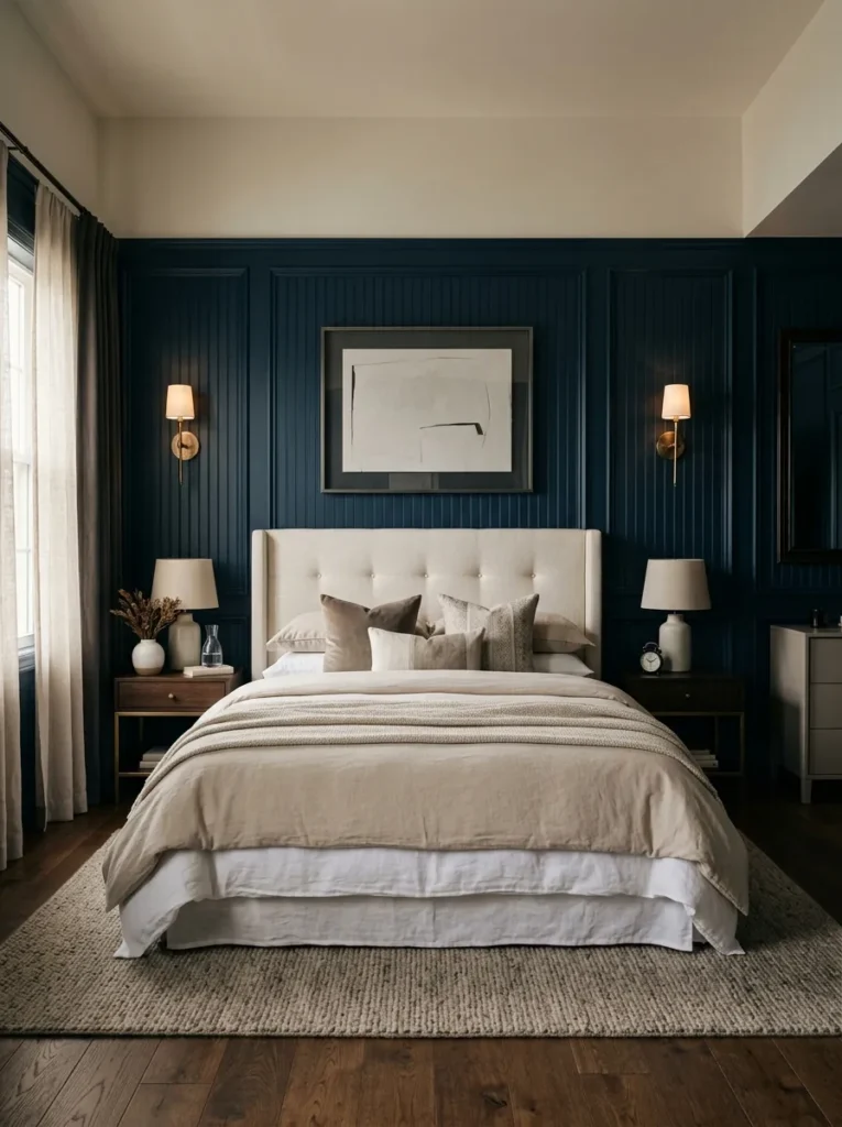 Midnight Blue Paneling