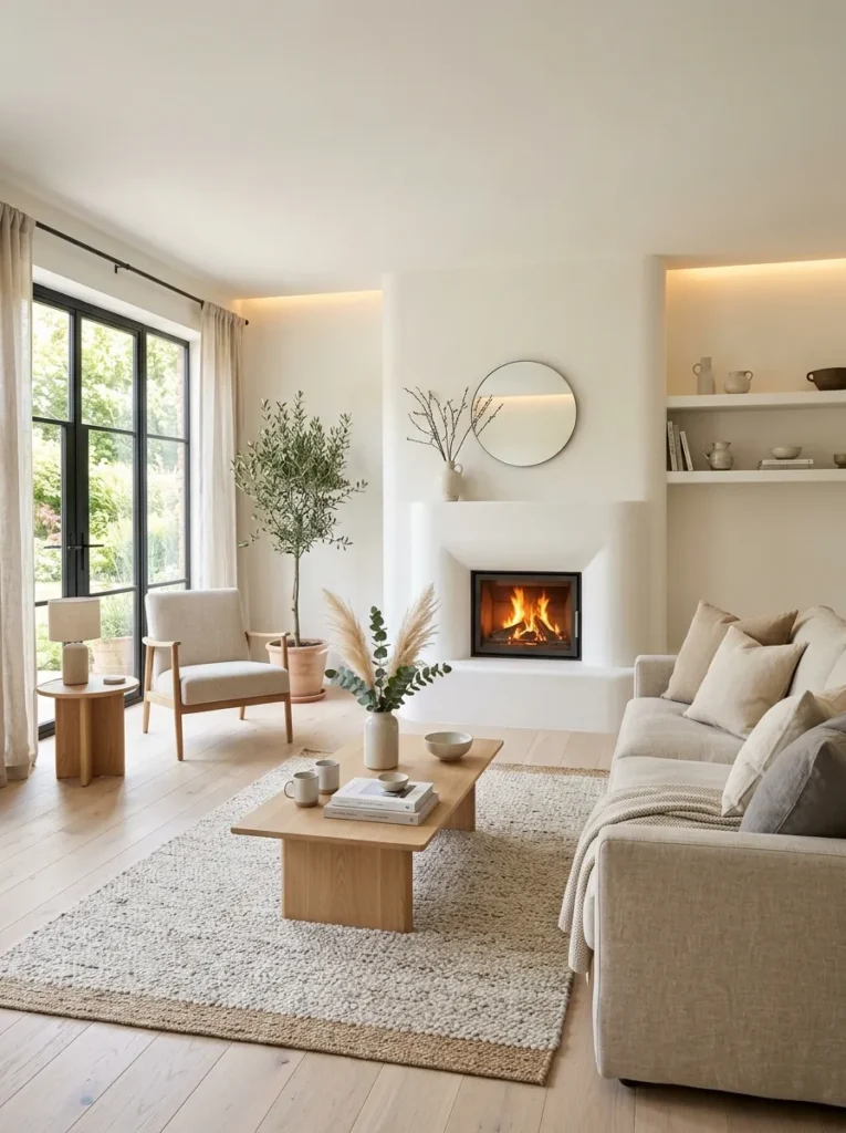 Minimalist White Plaster