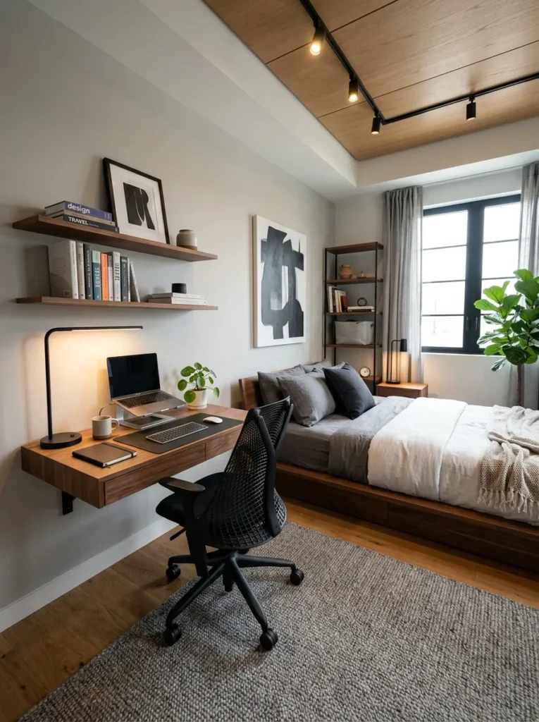 Minimalist Workspace Corner