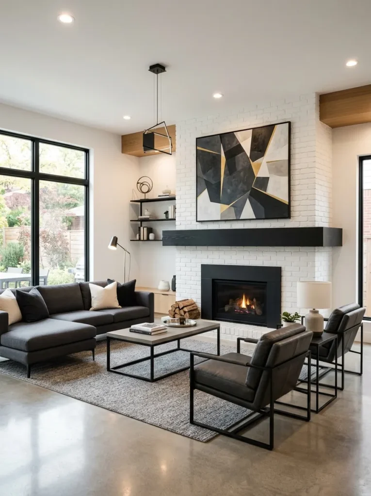 Modern Black Contrast