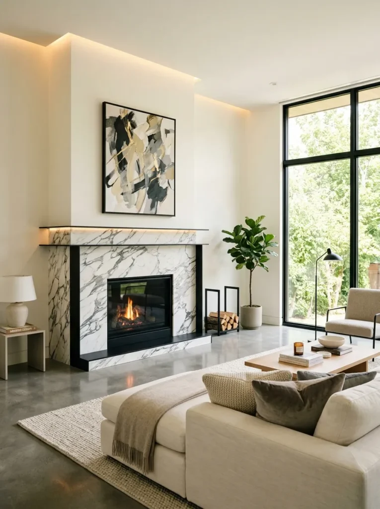 Modern Marble Angle
