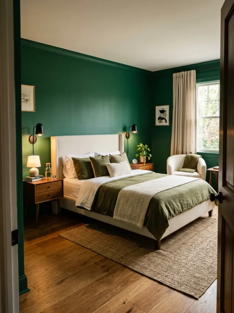 Moody Emerald Walls