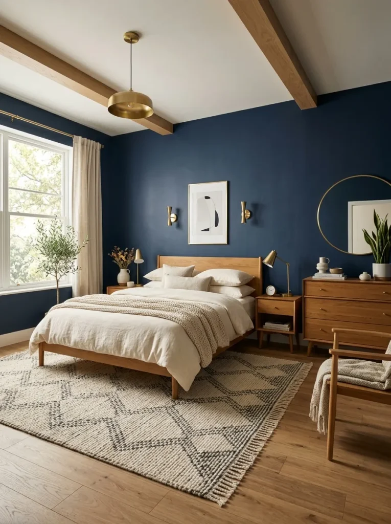 Navy Accent Walls