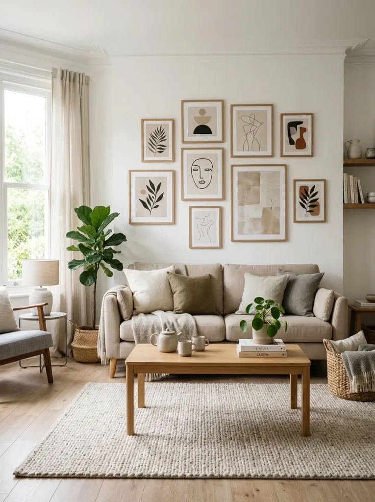 Neutral Gallery Wall