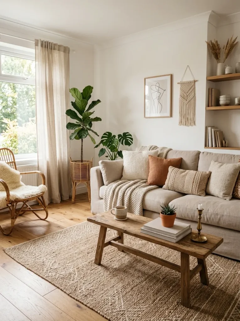 Neutral Linen Sofa