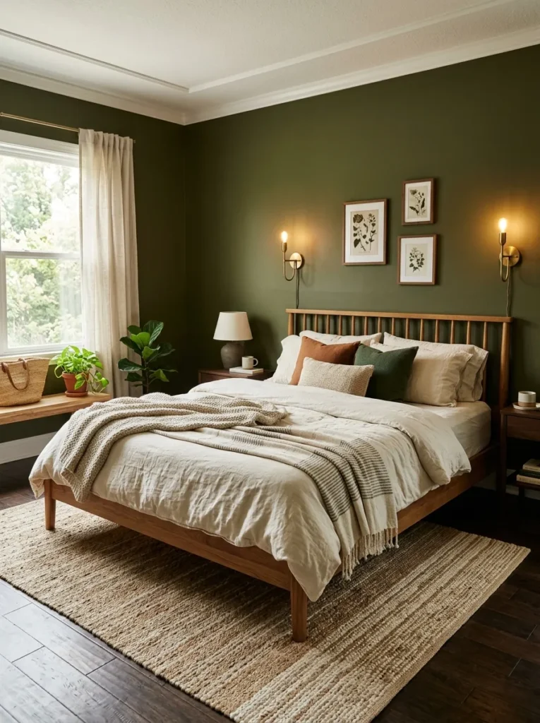 Olive Green Walls