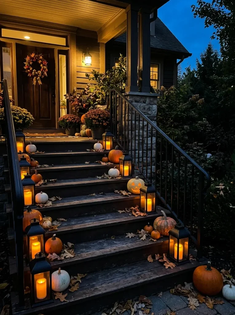 Orange Glow Steps