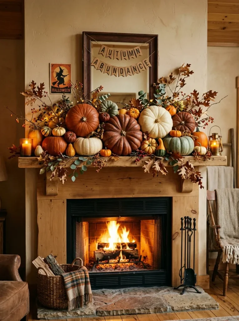Orange Pumpkin Cluster
