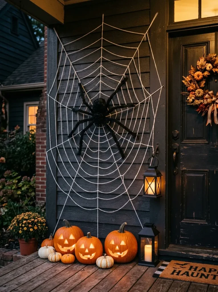 Oversized Spider Web