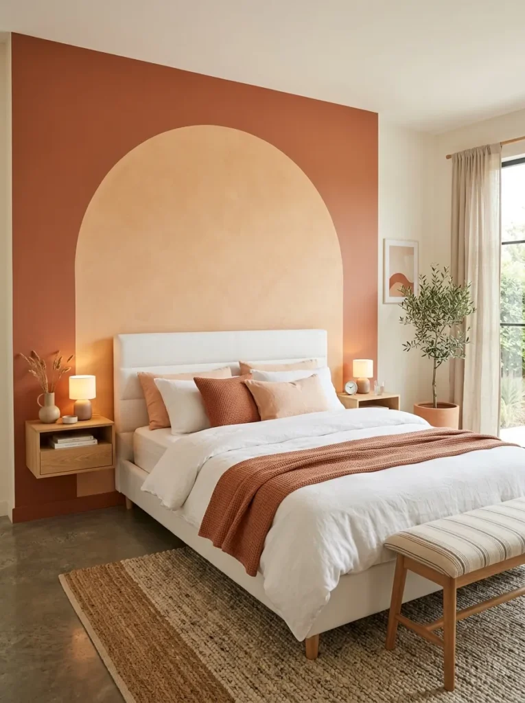 Painted Headboard Wall