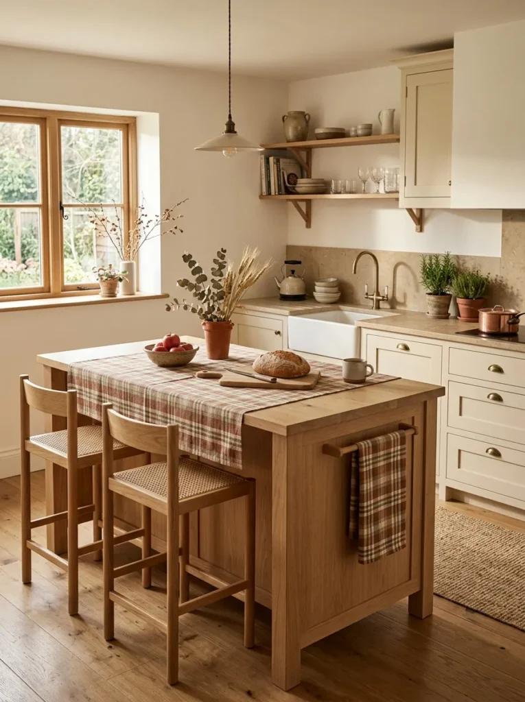Plaid Kitchen Textiles