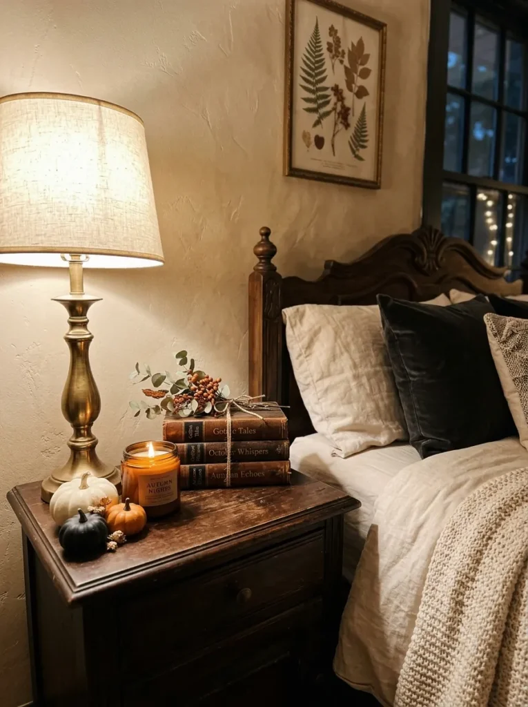 Pumpkin Nightstand Display