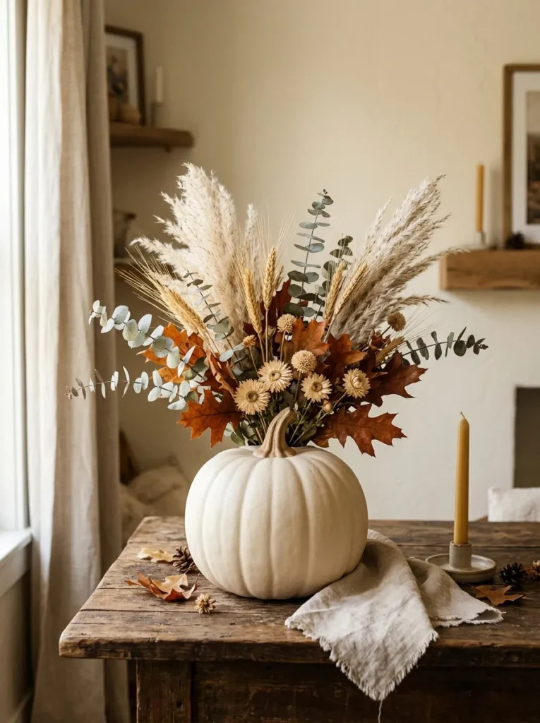 Pumpkin Vase Arrangement