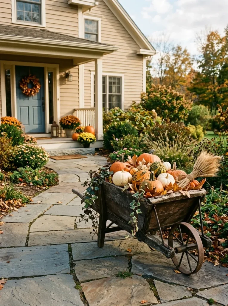 Pumpkin Wheelbarrow